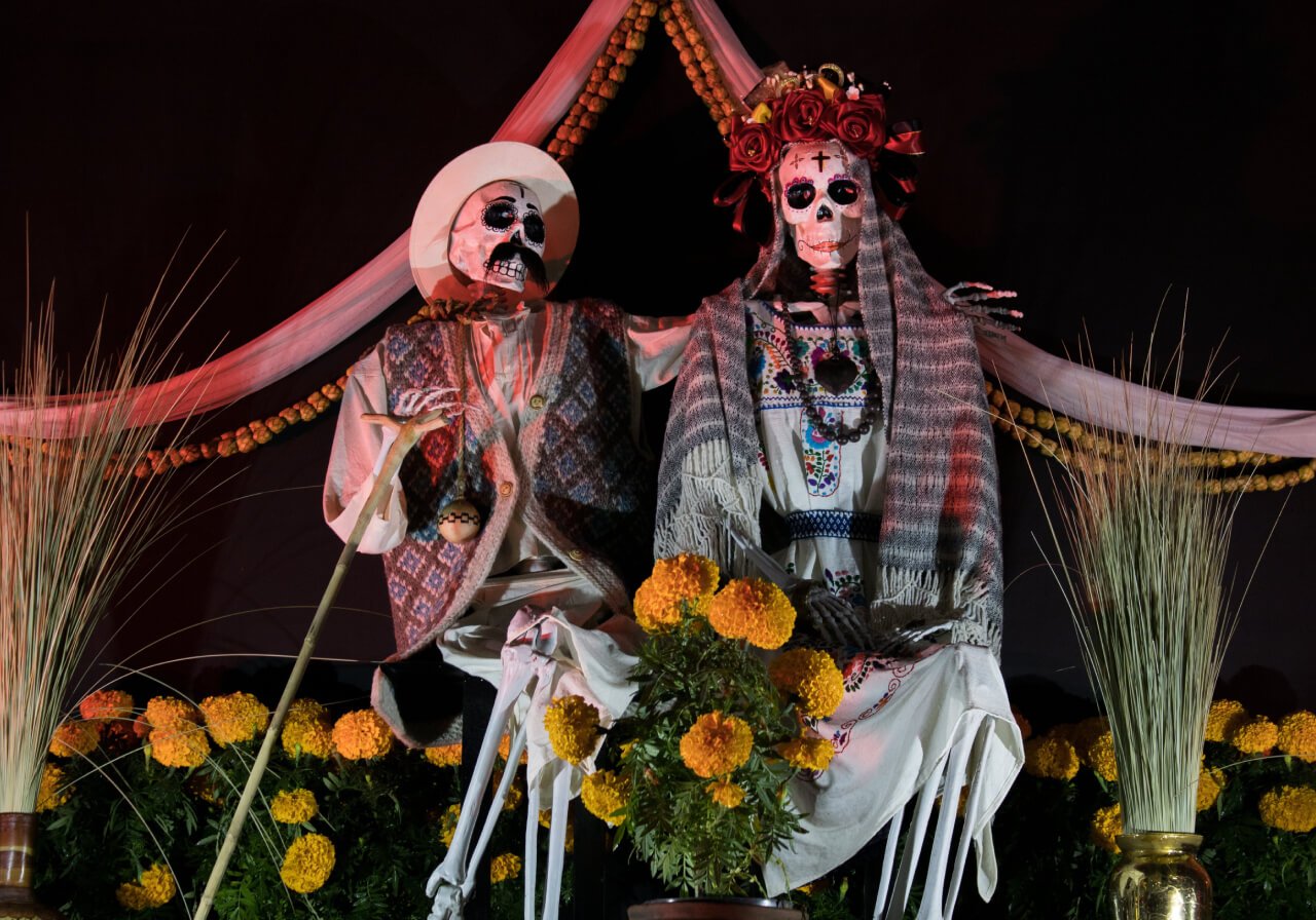 catrinas en día de muertos