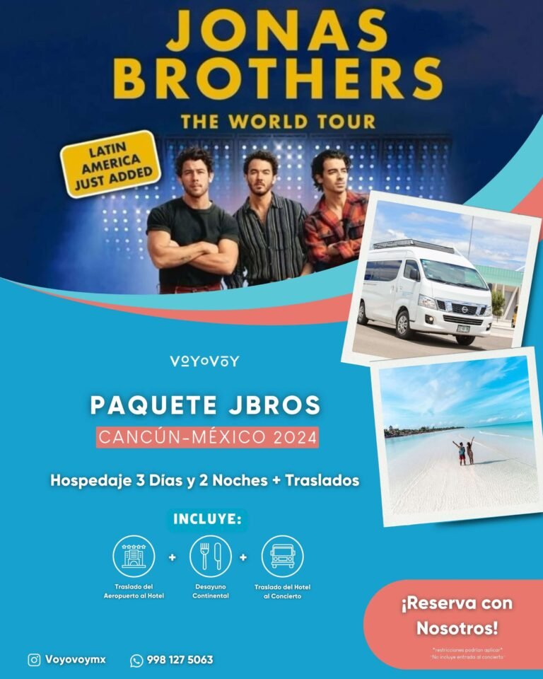 Jonas brothers en cancun